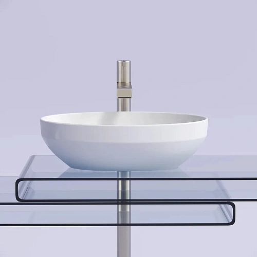 Раковина Ceramica Nova ELEMENT CN6056 белый накладная Раковина Ceramica Nova ELEMENT CN6056 белый накладная