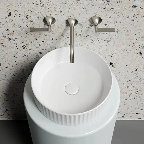 Раковина Ceramica Nova ELEMENT CN6057MW белый матовый накладная Раковина Ceramica Nova ELEMENT CN6057MW белый матовый накладная