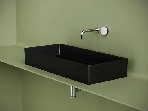 Раковина Ceramica Nova ELEMENT CN6072MB черный матовый накладная Раковина Ceramica Nova ELEMENT CN6072MB черный матовый накладная