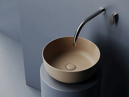 Раковина Ceramica Nova ELEMENT CN6073MC Капучино матовый накладная Раковина Ceramica Nova ELEMENT CN6073MC Капучино матовый накладная