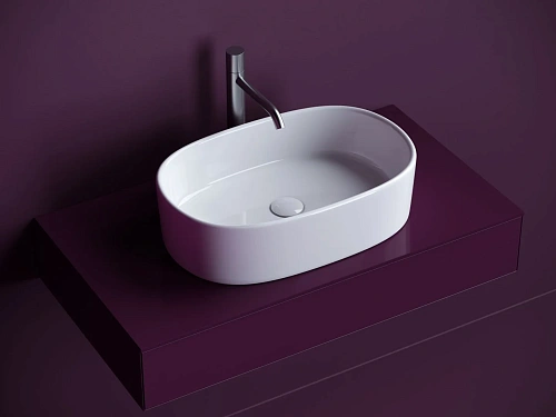 Раковина Ceramica Nova ELEMENT CN6075 белый накладная Раковина Ceramica Nova ELEMENT CN6075 белый накладная