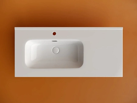 Раковина Ceramica Nova Element CN7003L мебельная чаша слева с отверстием под смеситель 1010x465x180 мм белый Раковина Ceramica Nova Element CN7003L мебельная чаша слева с отверстием под смеситель 1010x465x180 мм белый