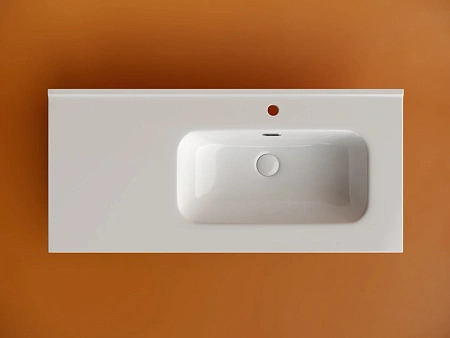 Раковина Ceramica Nova Element CN7003R мебельная чаша справа с отверстием под смеситель 1010x465x180 мм белый Раковина Ceramica Nova Element CN7003R мебельная чаша справа с отверстием под смеситель 1010x465x180 мм белый