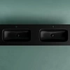 Раковина Ceramica Nova Grace CN7023MB мебельная 1610x457x137 с двумя чашами и отверстиями под смеситель черный матовый Раковина Ceramica Nova Grace CN7023MB мебельная 1610x457x137 с двумя чашами и отверстиями под смеситель черный матовый