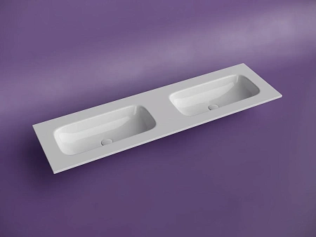 Раковина Ceramica Nova Grace CN7023wx мебельная 1610x457x137 с двумя чашами без отверстий под смеситель белый Раковина Ceramica Nova Grace CN7023wx мебельная 1610x457x137 с двумя чашами без отверстий под смеситель белый