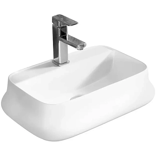 Раковина Ceruttispa CR0061 530х370х135 накладная, белая, прямоугольная, с отверстием под смеситель Раковина Ceruttispa CR0061 530х370х135 накладная, белая, прямоугольная, с отверстием под смеситель