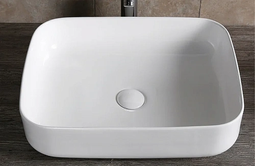 Раковина Ceruttispa CR0084 500х400х135 накладная, белая, прямоугольная Раковина Ceruttispa CR0084 500х400х135 накладная, белая, прямоугольная