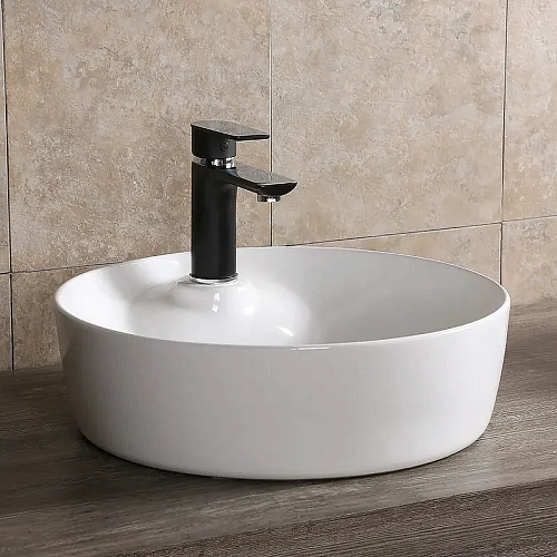 Раковина Ceruttispa CR0090 440х440х130 накладная, белая, круглая, с отверстием под смеситель Раковина Ceruttispa CR0090 440х440х130 накладная, белая, круглая, с отверстием под смеситель