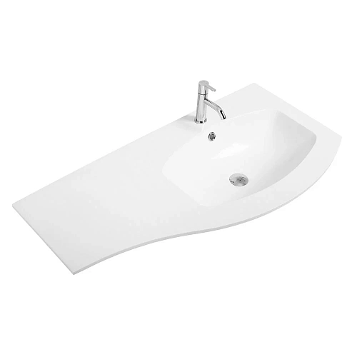 Раковина CEZARES 50154 белый матовый 1040x520 искусственный камень Раковина CEZARES 50154 белый матовый 1040x520 искусственный камень