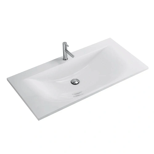 Раковина CEZARES CEZ1000/500-LV-MR белый 1000x500 искусственный камень Раковина CEZARES CEZ1000/500-LV-MR белый 1000x500 искусственный камень