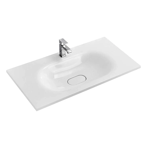 Раковина CEZARES CZR-900/480-LV-MR-ECO белый 1200x480 искусственный камень Раковина CEZARES CZR-900/480-LV-MR-ECO белый 1200x480 искусственный камень