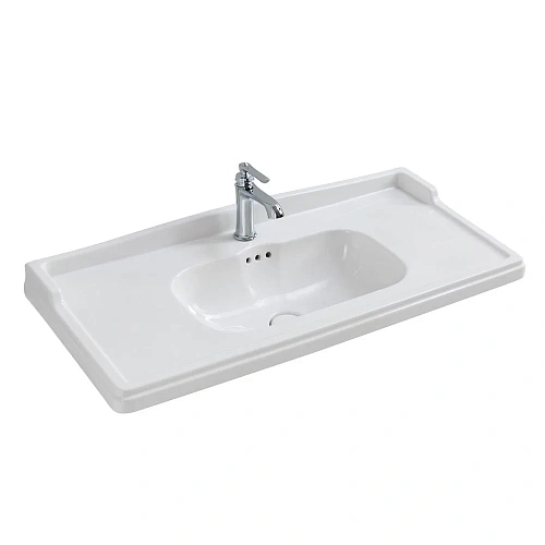 Раковина CEZARES CZR-ELT-80-LVB белый 800x460 керамика Раковина CEZARES CZR-ELT-80-LVB белый 800x460 керамика