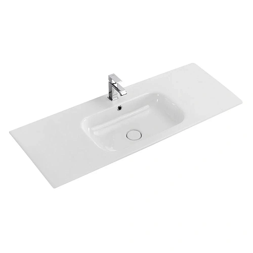 Раковина CEZARES CZR-NAT-120-LVB белый 1200x460 керамика Раковина CEZARES CZR-NAT-120-LVB белый 1200x460 керамика