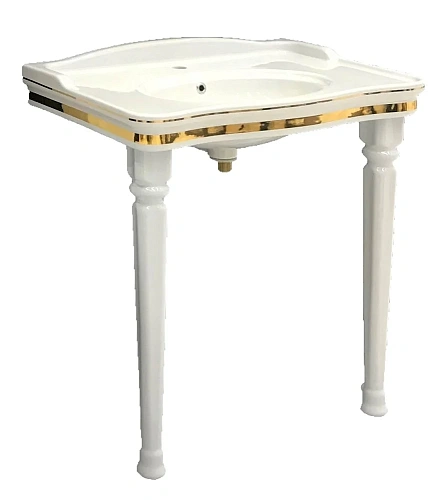 Раковина Creavit Antik AN080-00CB00E-AD00 декор золото 80см Раковина Creavit Antik AN080-00CB00E-AD00 декор золото 80см