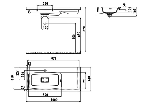 Раковина Creavit Memory MY100-00CB00E-0000 белая 100 см Раковина Creavit Memory MY100-00CB00E-0000 белая 100 см