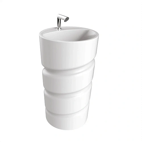 Раковина Creavit Spiral CL084-00CB00E-0000 с отверстием для смесителя 48 см Раковина Creavit Spiral CL084-00CB00E-0000 с отверстием для смесителя 48 см