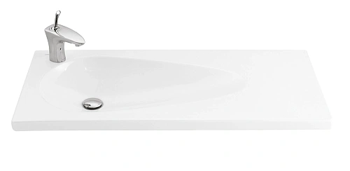 Раковина Creavit Trump TP101-00CB00E-0000 белая 100 см Раковина Creavit Trump TP101-00CB00E-0000 белая 100 см