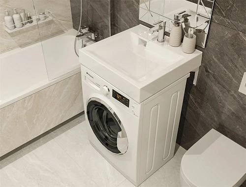 Раковина DIWO Ростов RRnS600 60 на стиральную машину 593373 Раковина DIWO Ростов RRnS600 60 на стиральную машину 593373