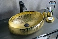 Раковина Gid 9030g 52234 накладная золотая 48x34x15 Раковина Gid 9030g 52234 накладная золотая 48x34x15