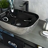 Раковина Gid D1302h020 53306 накладная черная / хром 50x40x14 Раковина Gid D1302h020 53306 накладная черная / хром 50x40x14