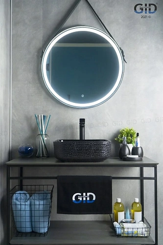 Раковина Gid D1303h004 53310 накладная черная глянцевая 38,5x38,5x13,5 Раковина Gid D1303h004 53310 накладная черная глянцевая 38,5x38,5x13,5