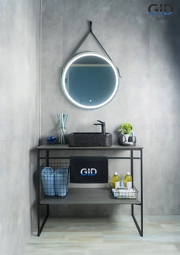 Раковина Gid D1305h004 53312 накладная черная глянцевая 43x43x12 Раковина Gid D1305h004 53312 накладная черная глянцевая 43x43x12