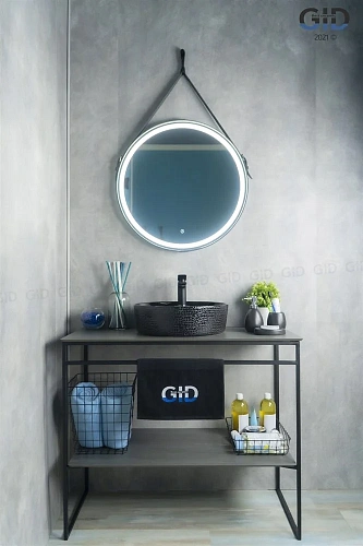 Раковина Gid D1306h004 53313 накладная черная глянцевая 44x44x14 Раковина Gid D1306h004 53313 накладная черная глянцевая 44x44x14