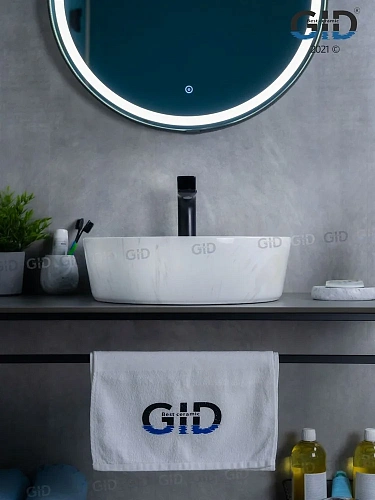 Раковина Gid D1306h012 53321 накладная под камень глянцевая 44x44x14 Раковина Gid D1306h012 53321 накладная под камень глянцевая 44x44x14