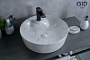 Раковина Gid D1306h012 53321 накладная под камень глянцевая 44x44x14