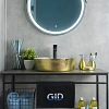 Раковина Gid D1306h025 53318 накладная белая / золото 44x44x14 Раковина Gid D1306h025 53318 накладная белая / золото 44x44x14