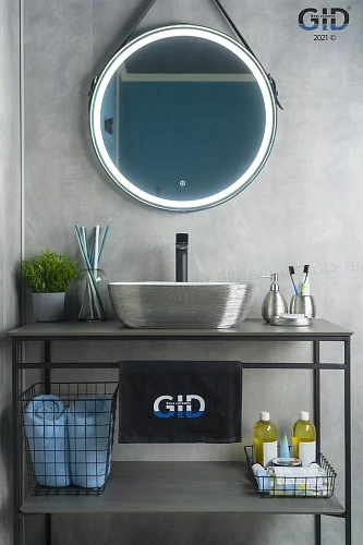 Раковина Gid D1333h131 53326 накладная белая / хром 46x32,5x13,5 Раковина Gid D1333h131 53326 накладная белая / хром 46x32,5x13,5