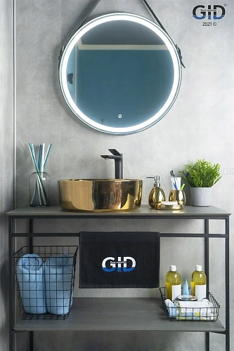 Раковина Gid D1342h015 53331 накладная золотая 40x40x15 Раковина Gid D1342h015 53331 накладная золотая 40x40x15