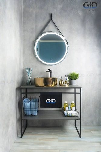 Раковина Gid D1342h015 53331 накладная золотая 40x40x15 Раковина Gid D1342h015 53331 накладная золотая 40x40x15