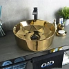 Раковина Gid D1342h015 53331 накладная золотая 40x40x15 Раковина Gid D1342h015 53331 накладная золотая 40x40x15