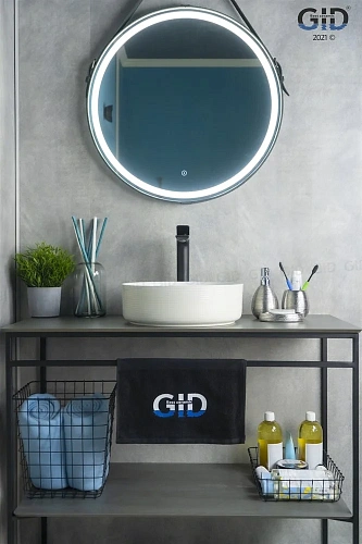 Раковина Gid D1357h028 53329 накладная белая / крем 36x36x12 Раковина Gid D1357h028 53329 накладная белая / крем 36x36x12