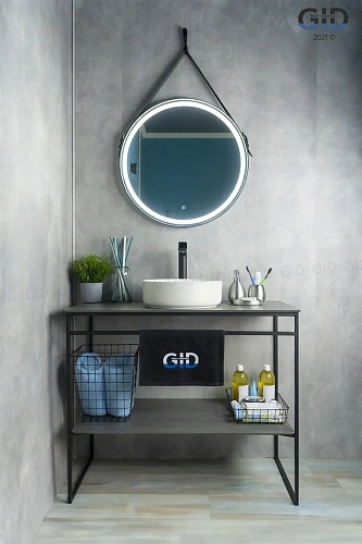 Раковина Gid D1357h028 53329 накладная белая / крем 36x36x12 Раковина Gid D1357h028 53329 накладная белая / крем 36x36x12