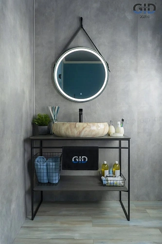 Раковина Gid Mnc162 54404 накладная под камень глянцевая 60x41x15 Раковина Gid Mnc162 54404 накладная под камень глянцевая 60x41x15