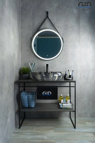 Раковина Gid Mnc163 54405 накладная под камень глянцевая 60x41x15 Раковина Gid Mnc163 54405 накладная под камень глянцевая 60x41x15