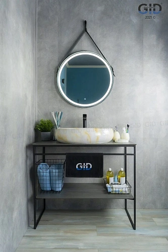 Раковина Gid Mnc166 54407 накладная под камень глянцевая 60x41x15 Раковина Gid Mnc166 54407 накладная под камень глянцевая 60x41x15