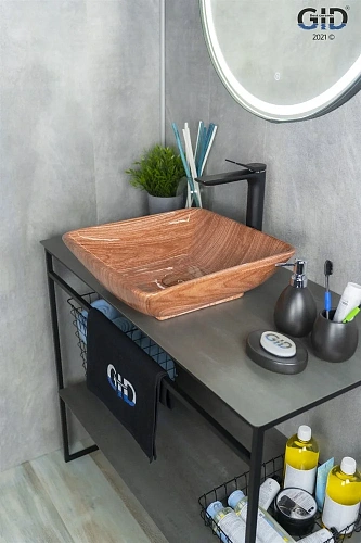 Раковина Gid Mnc180 54417 накладная под камень глянцевая 41,5x41,5x13,5 Раковина Gid Mnc180 54417 накладная под камень глянцевая 41,5x41,5x13,5