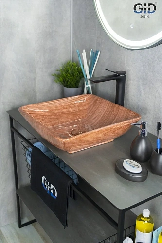 Раковина Gid Mnc180 54417 накладная под камень глянцевая 41,5x41,5x13,5 Раковина Gid Mnc180 54417 накладная под камень глянцевая 41,5x41,5x13,5