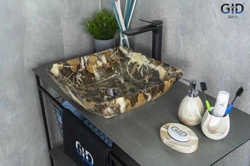 Раковина Gid Mnc183 54420 накладная под камень глянцевая 41,5x41,5x13,5 Раковина Gid Mnc183 54420 накладная под камень глянцевая 41,5x41,5x13,5