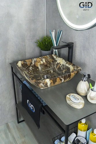 Раковина Gid Mnc183 54420 накладная под камень глянцевая 41,5x41,5x13,5 Раковина Gid Mnc183 54420 накладная под камень глянцевая 41,5x41,5x13,5