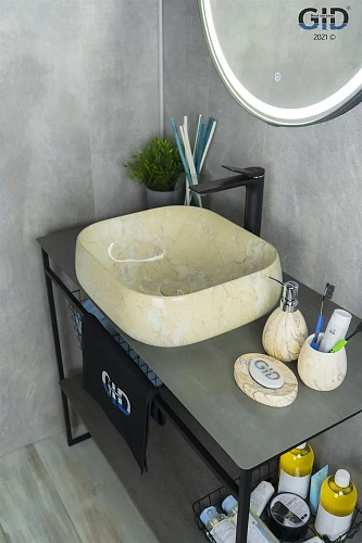 Раковина Gid Mnc188 54424 накладная под камень глянцевая 45x40x14,5 Раковина Gid Mnc188 54424 накладная под камень глянцевая 45x40x14,5