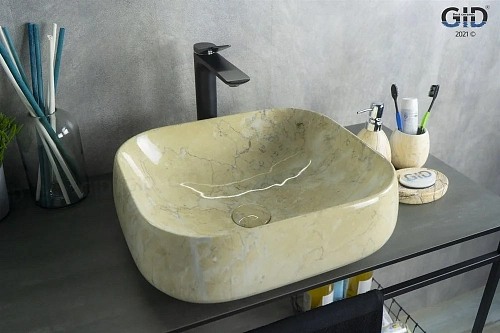 Раковина Gid Mnc188 54424 накладная под камень глянцевая 45x40x14,5 Раковина Gid Mnc188 54424 накладная под камень глянцевая 45x40x14,5