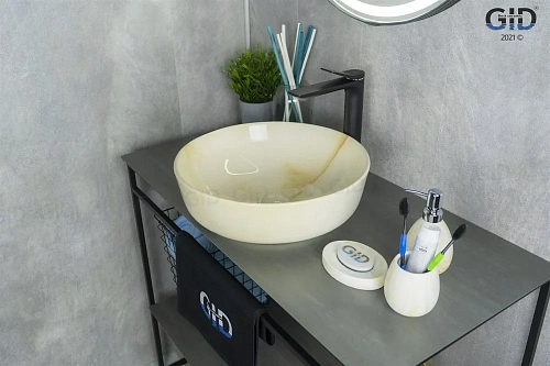 Раковина Gid Mnc526 54441 накладная под камень глянцевая 41,5x41,5x13,5 Раковина Gid Mnc526 54441 накладная под камень глянцевая 41,5x41,5x13,5