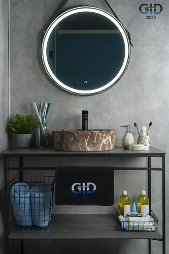 Раковина Gid Mnc536 54445 накладная под камень глянцевая 44x44x14 Раковина Gid Mnc536 54445 накладная под камень глянцевая 44x44x14