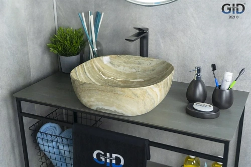 Раковина Gid Mnc543 54447 накладная под камень глянцевая 42,5x42,5x14,5 Раковина Gid Mnc543 54447 накладная под камень глянцевая 42,5x42,5x14,5