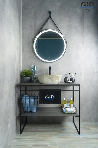 Раковина Gid Mnc545 54449 накладная под камень глянцевая 42,5x42,5x14,5 Раковина Gid Mnc545 54449 накладная под камень глянцевая 42,5x42,5x14,5