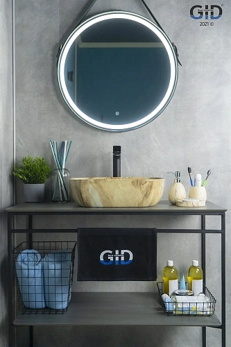 Раковина Gid Mnc548 54450 накладная под камень глянцевая 46x32,5x13,5 Раковина Gid Mnc548 54450 накладная под камень глянцевая 46x32,5x13,5